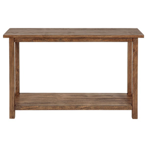Payne Wood Entryway Sofa Console Table Distressed Brown