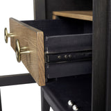 Glass Door Nightstand