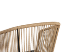 All-Weather Bar Stools with Elegant Woven Detailing – Set of Four