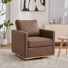 Thornfield Upholstered Square Swivel Accent Chair