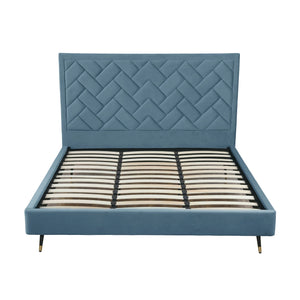 Crosby - Bed With Upholstered Headboard And Slats