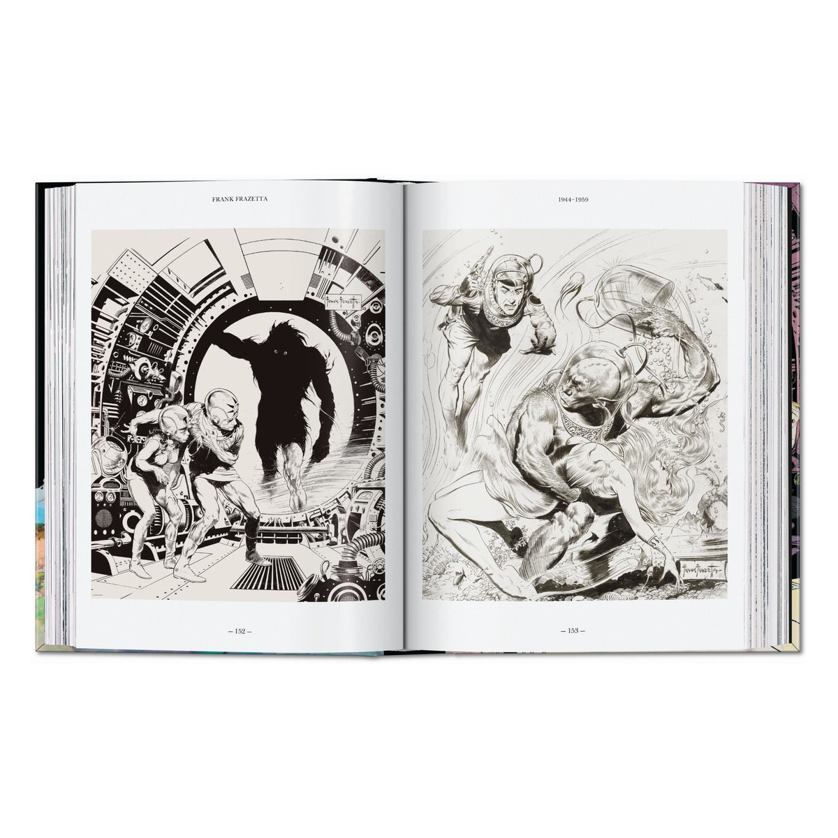 The Fantastic Worlds of Frank Frazetta. 45th Ed. (German, French, English)