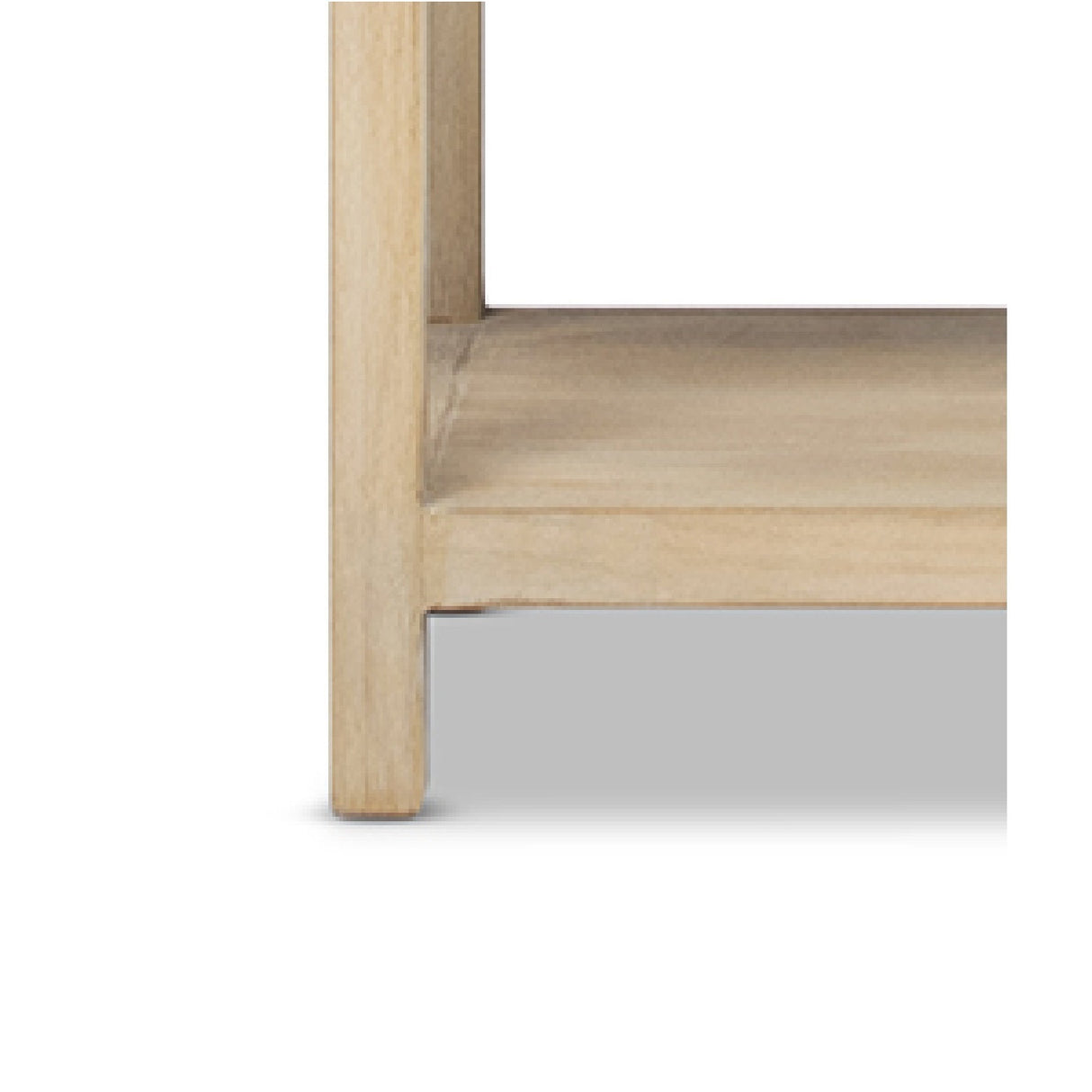 Ellis 71' Reclaimed Wood 5-Shelf Open Frame Bookcase, Light Natural Cerused Reclaimed Pine Wood