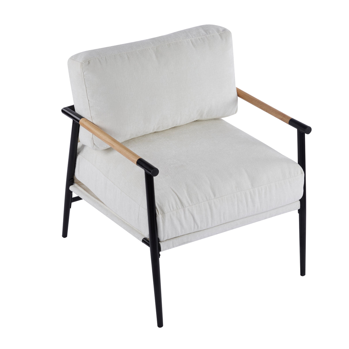 Portwyn Modern Accent Chair with Plush Cushions