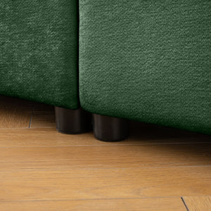Contemporary Elegant Sofa With Storage And Ottoman
