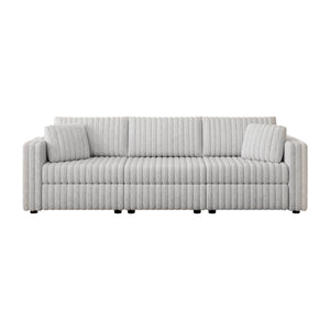 106.3" Soft Modular 3-Person Sofa