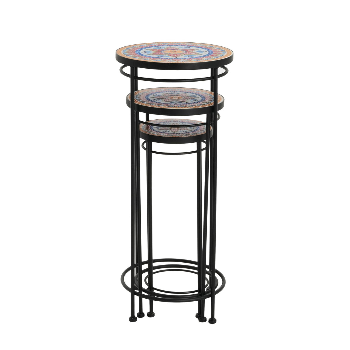 Wesley - Plant Stand - Black / Red