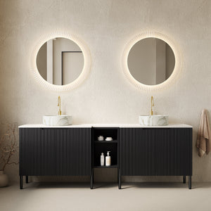 Turio 72" Freestanding Double Bathroom Vanity with Sinks
