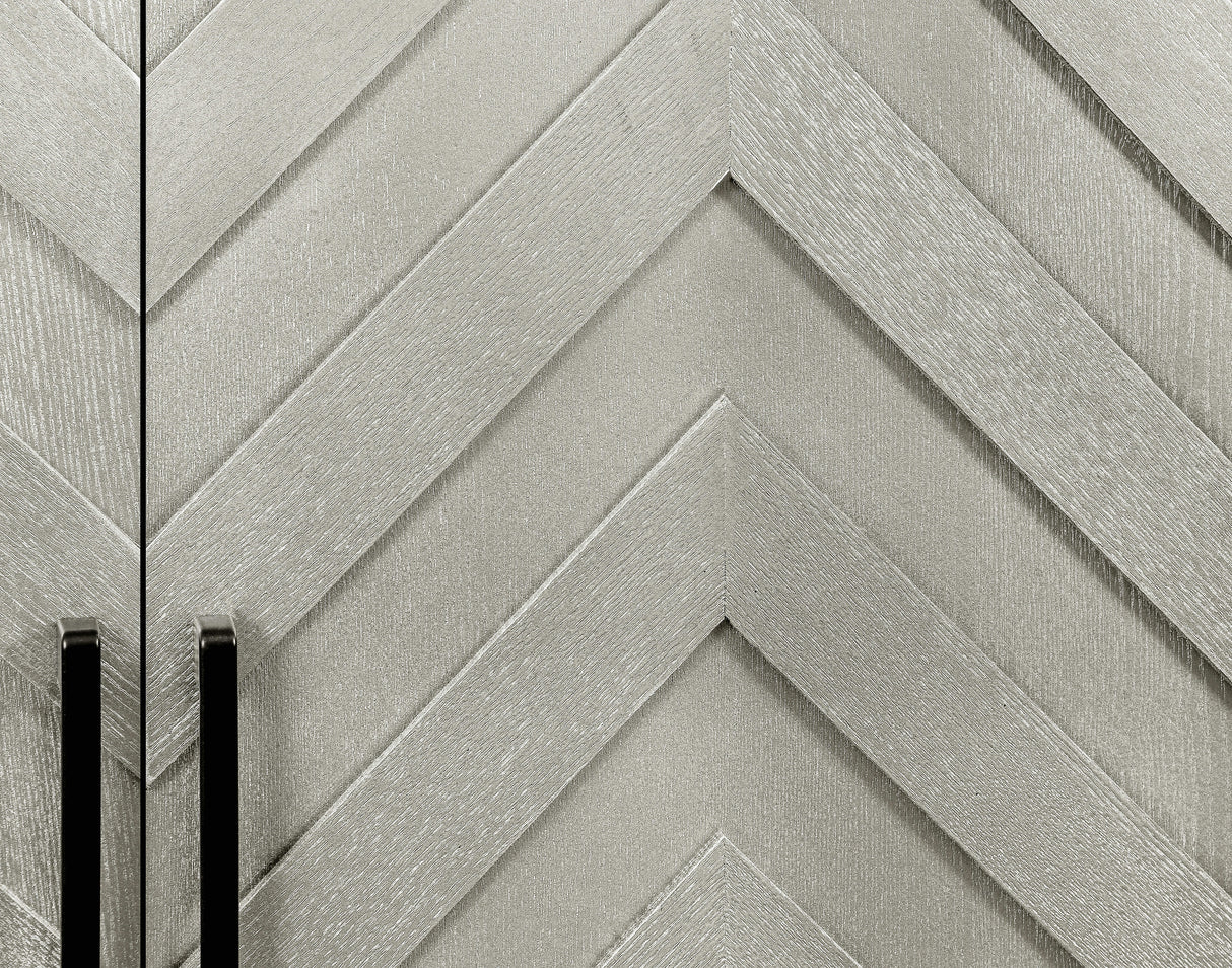 Chevron 4-Door Sideboard Cabinet