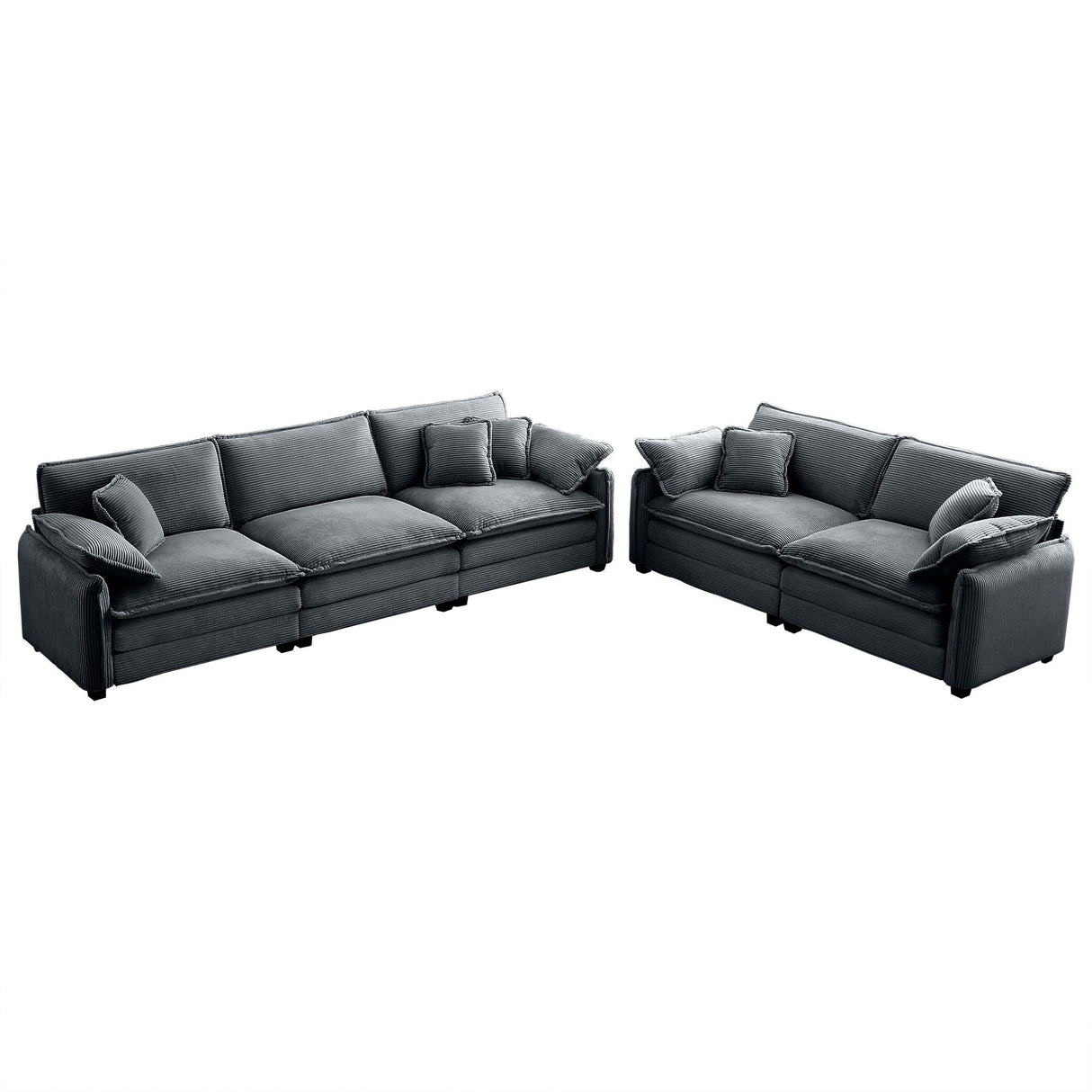 Family Sofa Set - Deep Seat Sofa for Home Cinema and Living Room