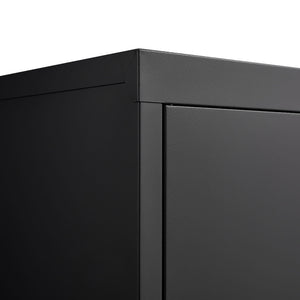 Metal Storage Cabinet With Locking Doors And Adjustable Shelf, Folding Filing Storage Cabinet, Folding Storage Locker Cabinet For Home Office, School, Garage