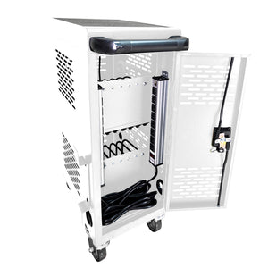 16 Bay Mobile School Charging Cart Station for Chromebook, Tablet and Laptop
