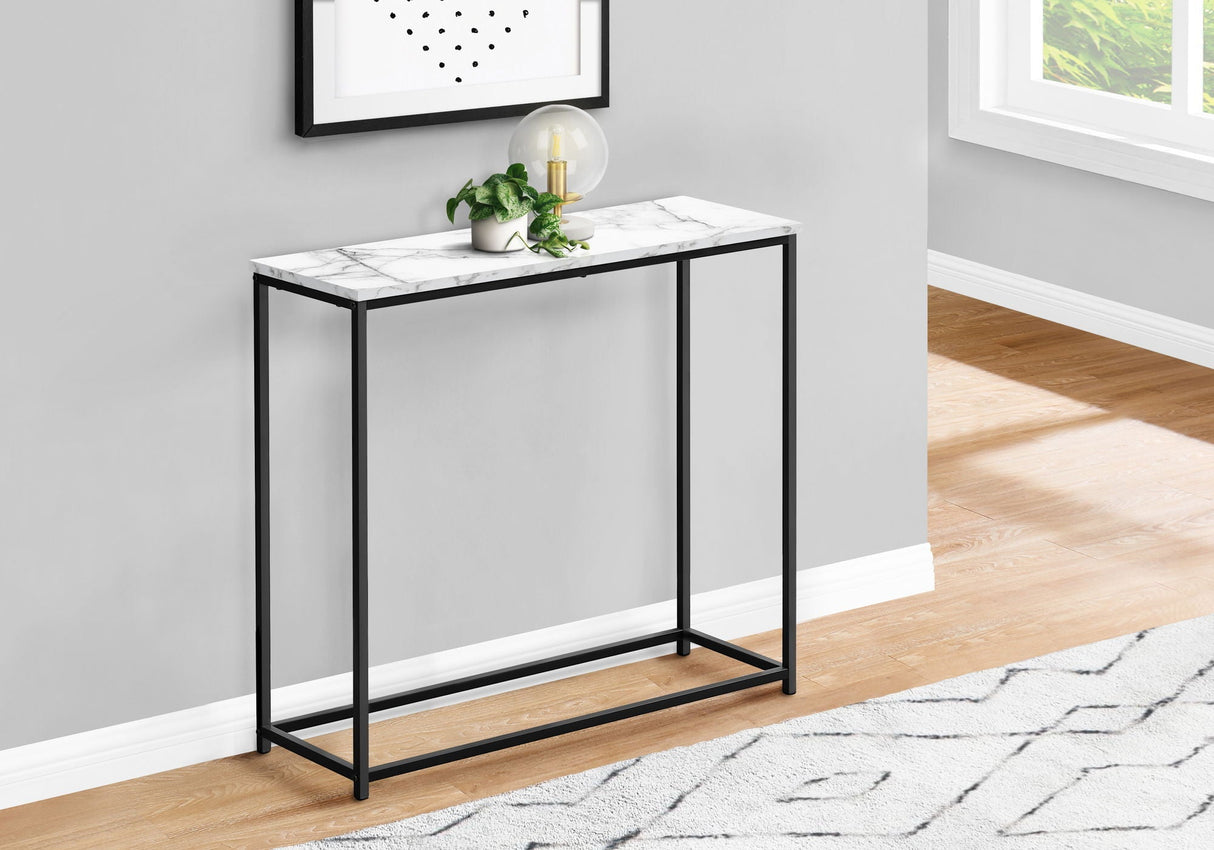 Accent Console Table for Entryway with Stable Support and Contemporary Style