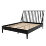 Bohemian Platform Bed With Tall Headboard
