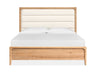 Somerset - Complete Panel Bed With Upholstered Headboard
