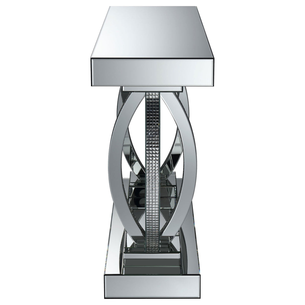Drea - Entryway Sofa Console Table - Silver