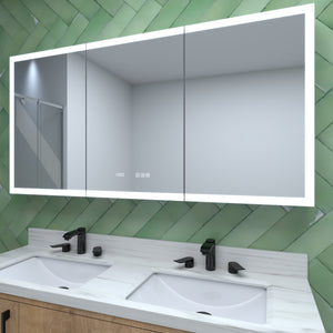 60 in. W x 30 in. H Rectangular Bathroom Mirror