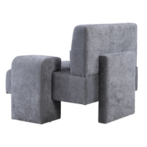 Modern Oversized Armchair With Soft Cushion For Living Room