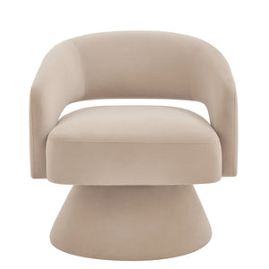 Modern Swivel Barrel Chair