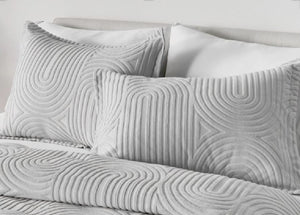 Performance Queen Duvet Set with PowerSnap - Grey