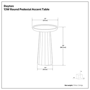 Handcrafted Wooden Accent Table with Sculptural Design - Choice of Color