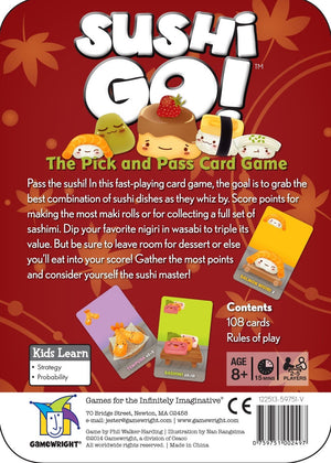 Sushi Go! – The Pick and Pass Card Game