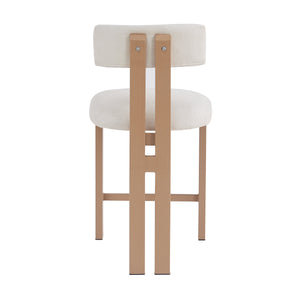 26.5'' Stylish Round Stools with Low Back