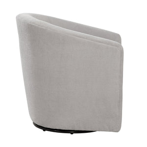 Oaklynn - Barrel Style Swivel Accent Chair