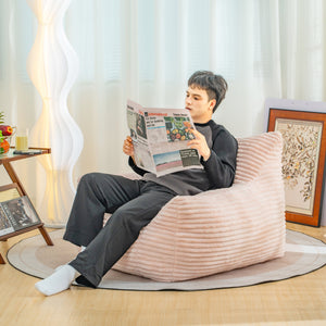 Oversized Comfy Bean Bag Chair for Adults with Armrests