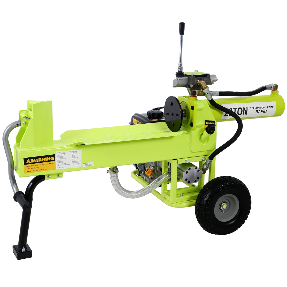 20 Ton Portable Log Splitter
