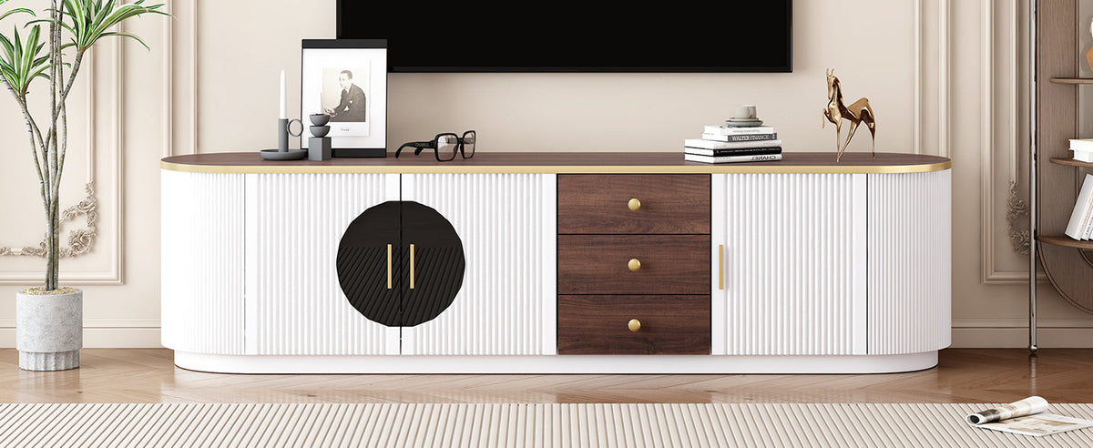 VIBE HAUS 70.8'' Modern Minimalist TV Stand