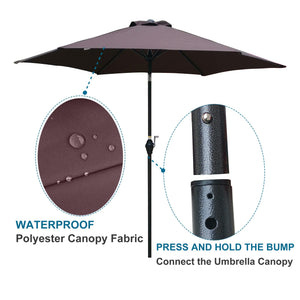9FT Umbrella Chocolate
