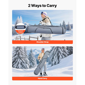 Padded Snowboard Bag for Snowboards Up to 65 in