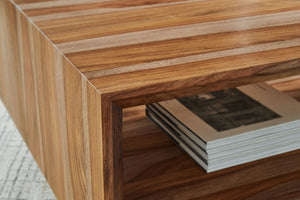 Dressonni - Rectangular Cocktail Table - Brown