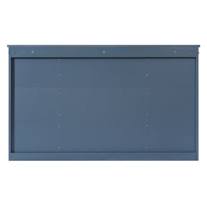 Wall-Mounted Mirror Cabinet With Adjustable Shelf And Open Shelves