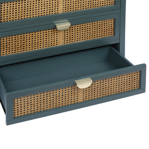 3 Drawer Cabinet Natural Rattan