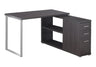 L-Shape Computer Desk with Storage Drawers