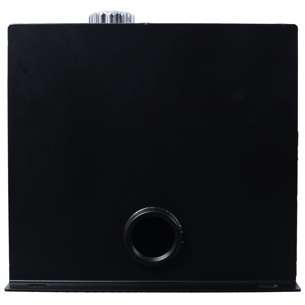 Heavy Duty Hydraulic Fluid Tank 10 Gal Steel Reservoir With Strainer, Gauge & Breather Cap For Tractors & Trucks - Black