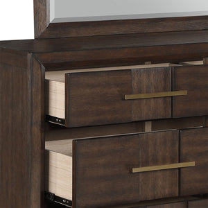 Kenzo - 6 Drawer Dresser - Walnut