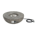 Patio MGO Propane Fire Pit, 30,000 BTU, Light Grey