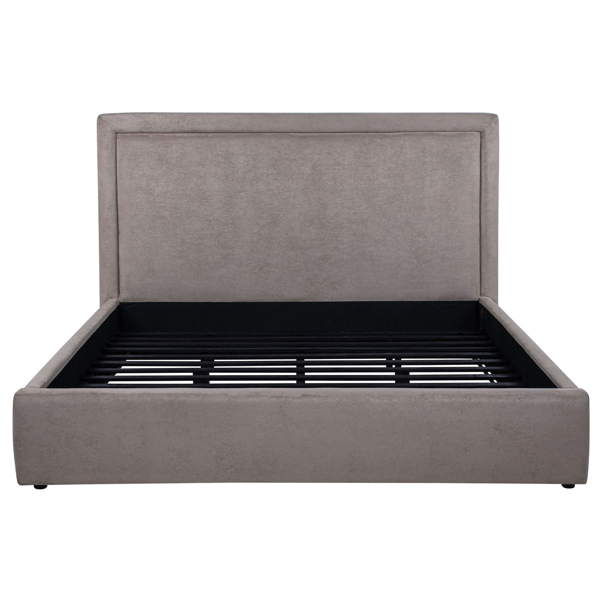 Lawson 54-inch Upholstered Eastern King Platform Bed Mushroom