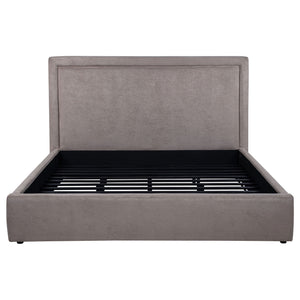 Lawson 54-inch Upholstered Eastern King Platform Bed Mushroom