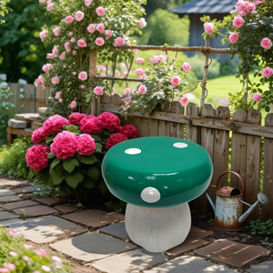 Mushroom Model Resin Stool