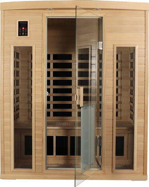 Low EMF Three person Far infrared sauna room (Roof & Floor)
