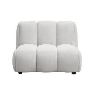 Manilla Sectional Sofa With Chair - Ivory White