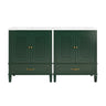 Bathroom Vanity With Sink, Soft Closing Door, Multi Functional Storage