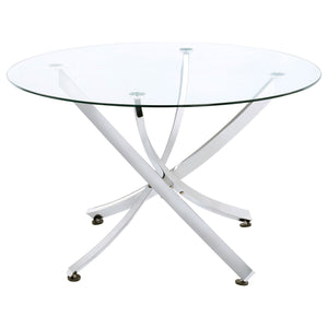 Compson - 5 Piece Dining Set - Chrome