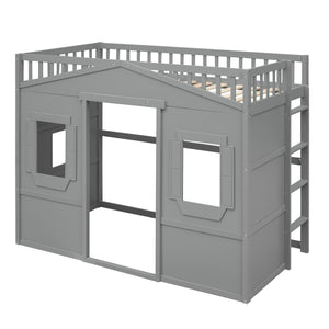 House Loft Bed With Ladder