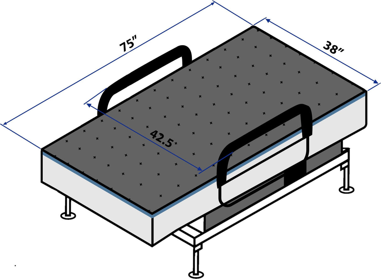 Adjustable Sleep To Stand Bed With Convenient Lift Assist