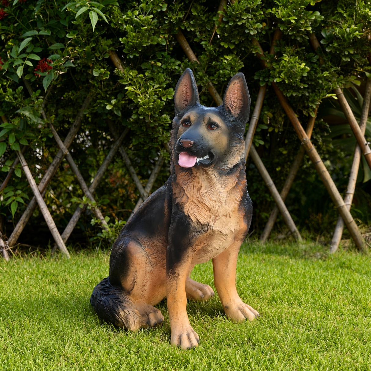 Outdoor Dog Statues German Shepherd Dog Statue for Garden